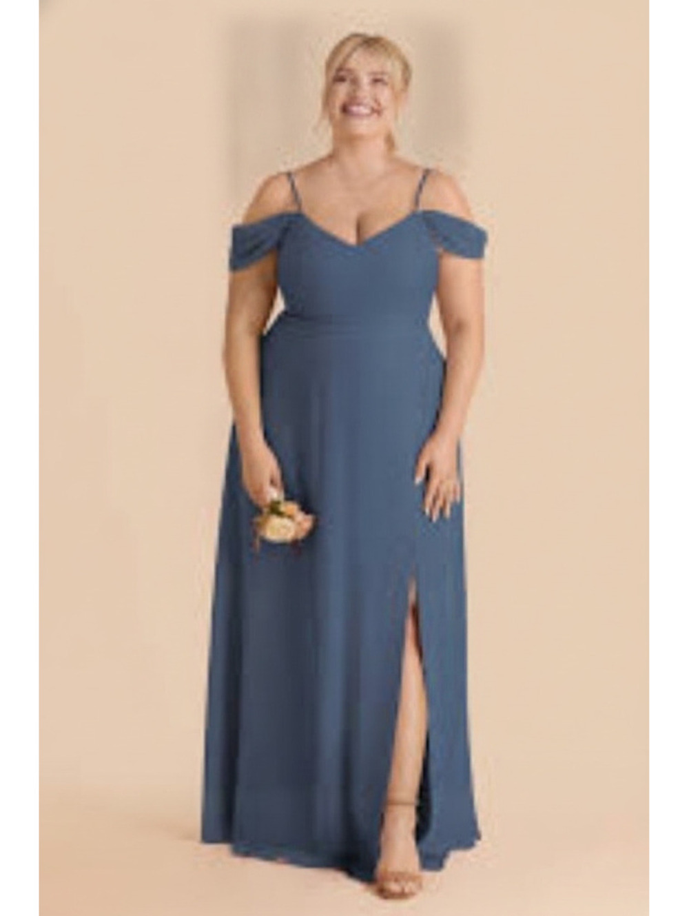 NWT Birdy Grey Devin Chiffon Bridesmaid Dress Size 1X